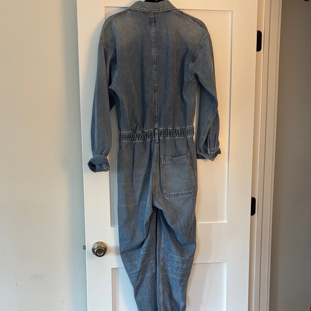 Citizens Of Humanity Light Blue Denim Coveralls - Picture 3 of 4